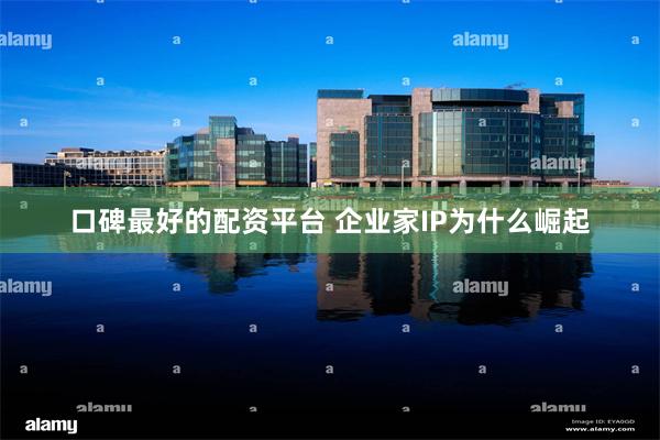 口碑最好的配资平台 企业家IP为什么崛起