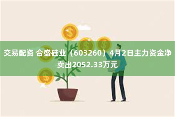 交易配资 合盛硅业（603260）4月2日主力资金净卖出2052.33万元