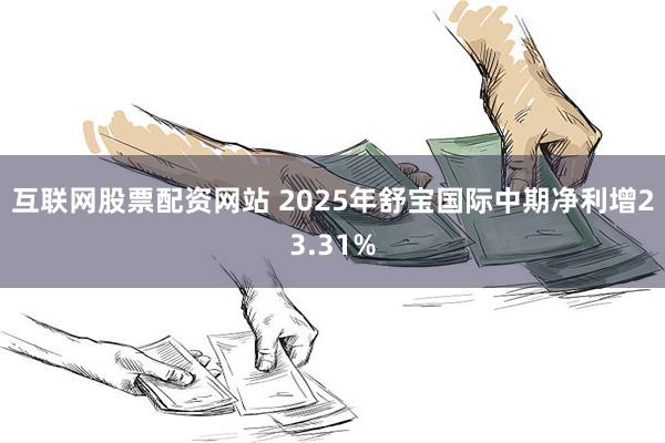 互联网股票配资网站 2025年舒宝国际中期净利增23.31%